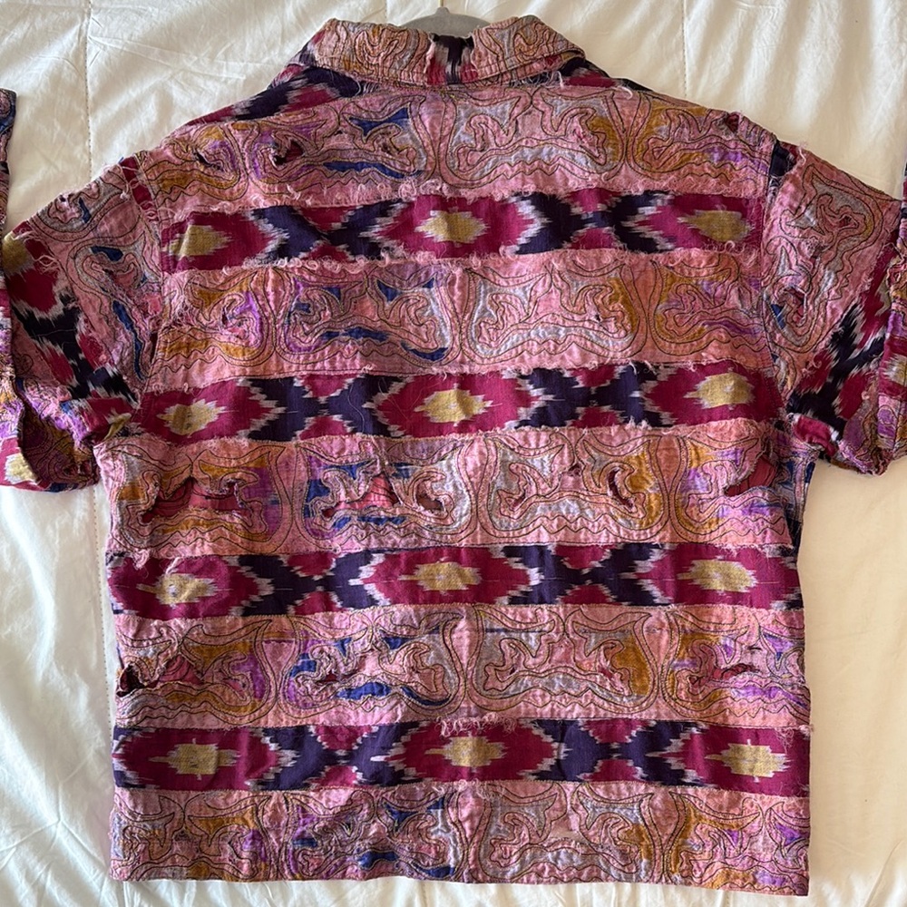Chico's Patterned Textured Women's Top - Picture 8 of 8